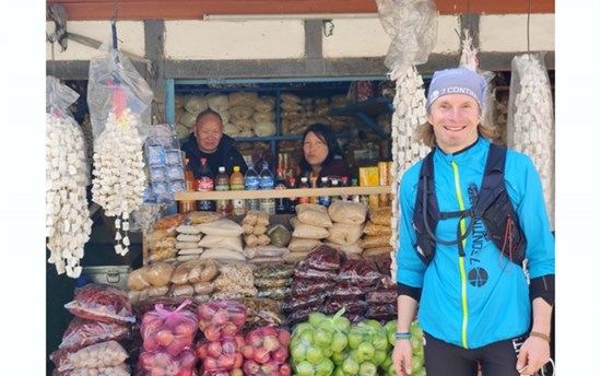 Norman Bucher German Athlete Ran In Bhutan As Part Of His 7 Continents World Tour