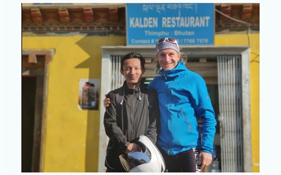 Norman Bucher German Athlete Ran In Bhutan As Part Of His 7 Continents World Tour