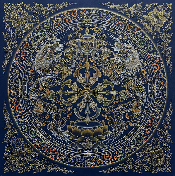 Painting is one of Bhutanese's 13 traditional arts and crafts and artists use natural pigments to make paint for their art.