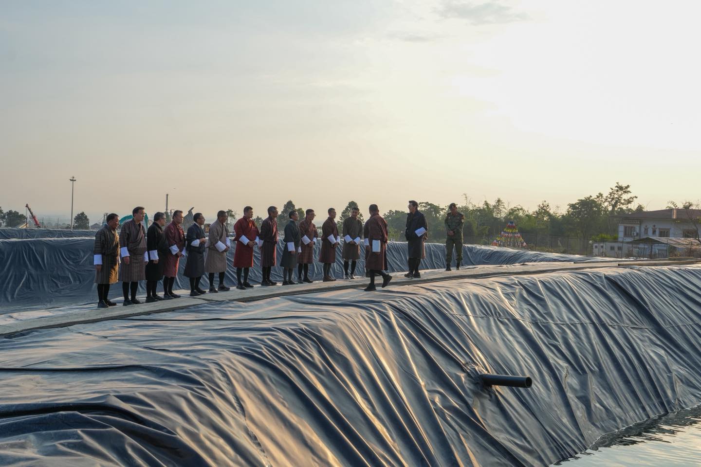 his majesty visit to gelephu in 2025
