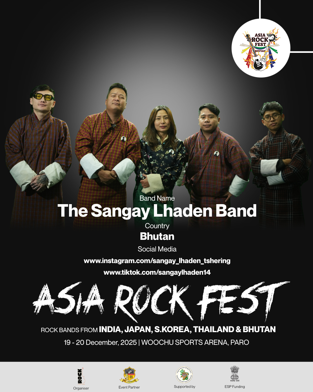the sangay lhaden band asia rock festival