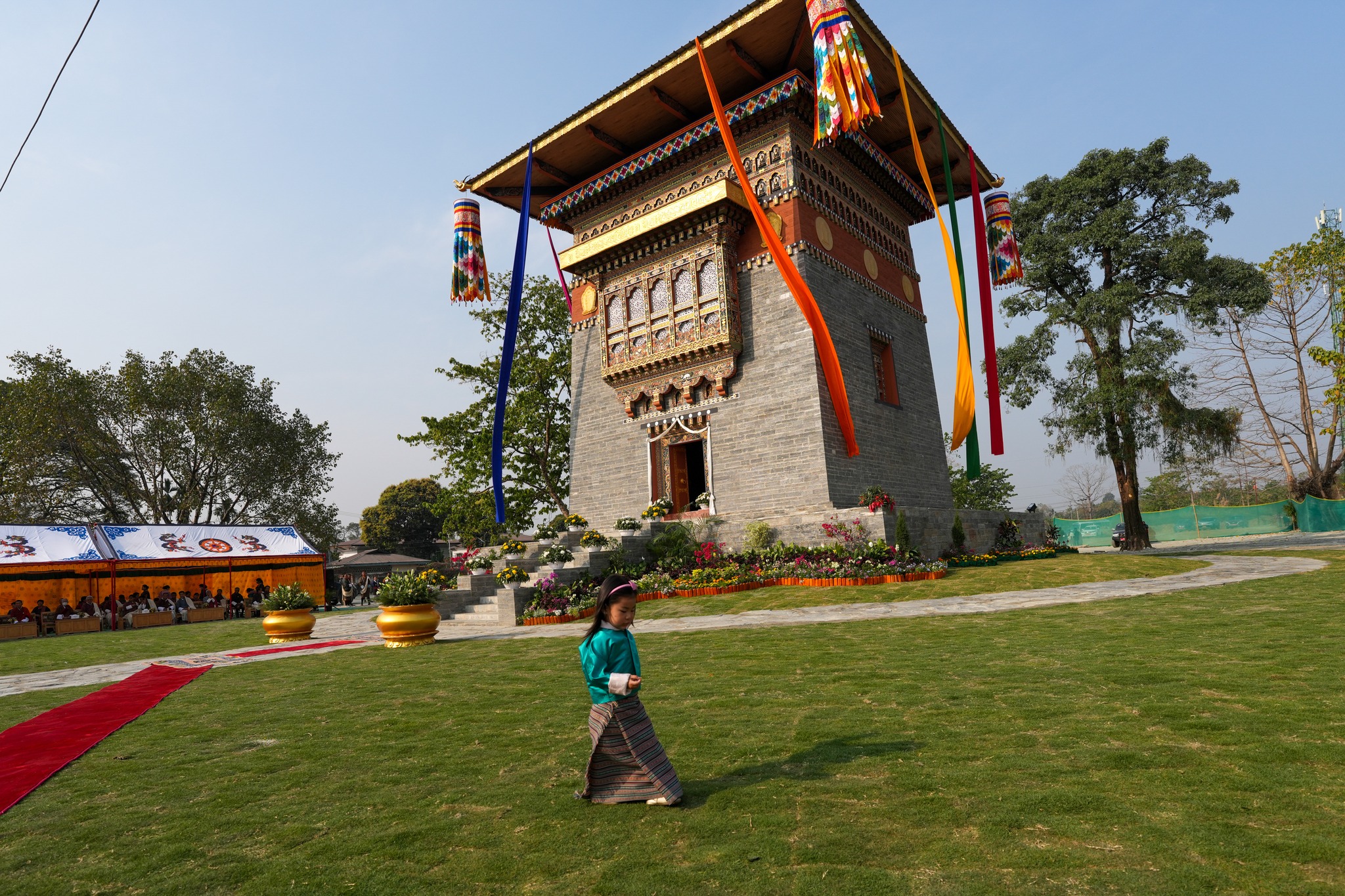 ugyen norlha chorten inauguration with princess sonam yangden wangchuck