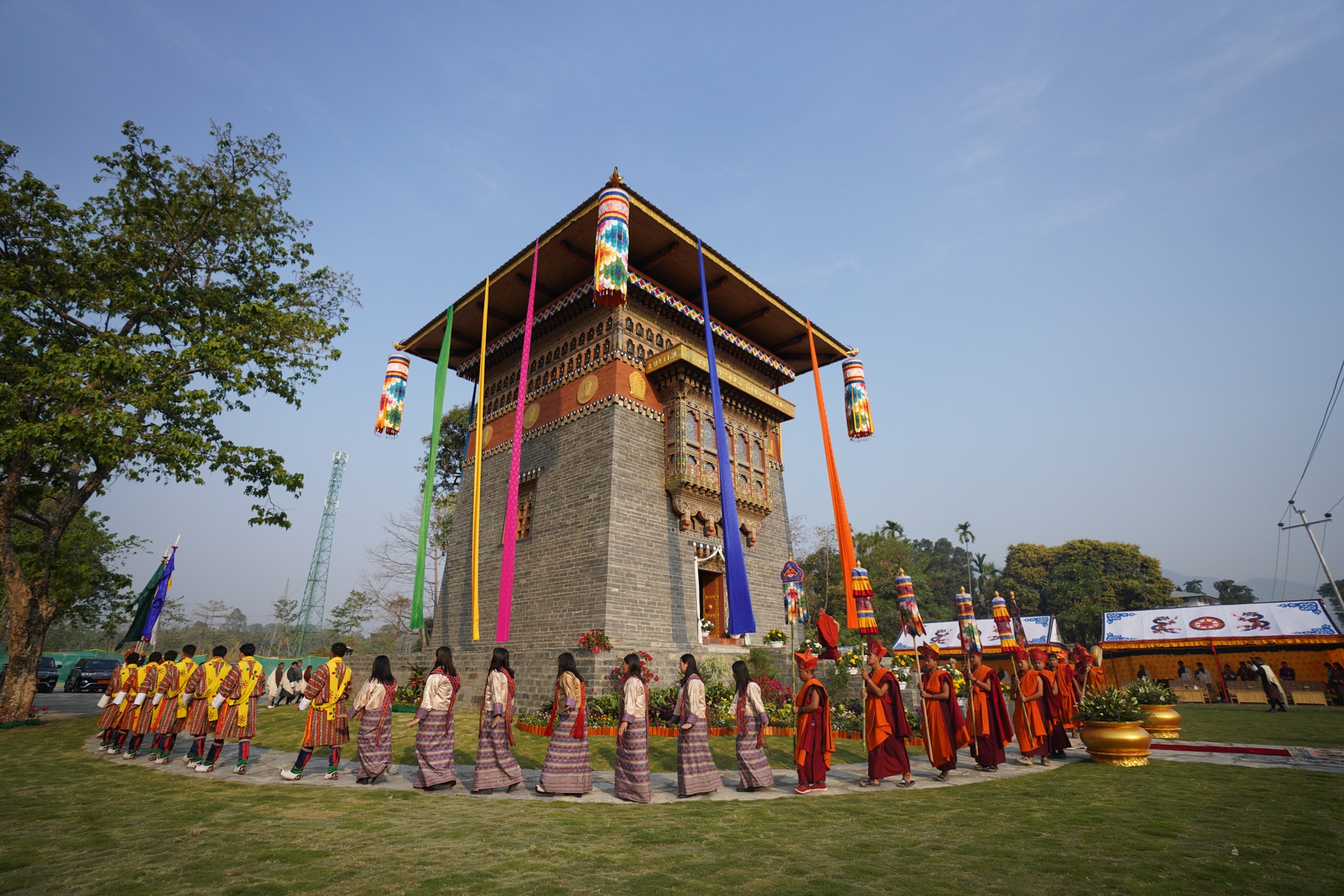 ugyen norlha chorten inauguration ceremony in gmc