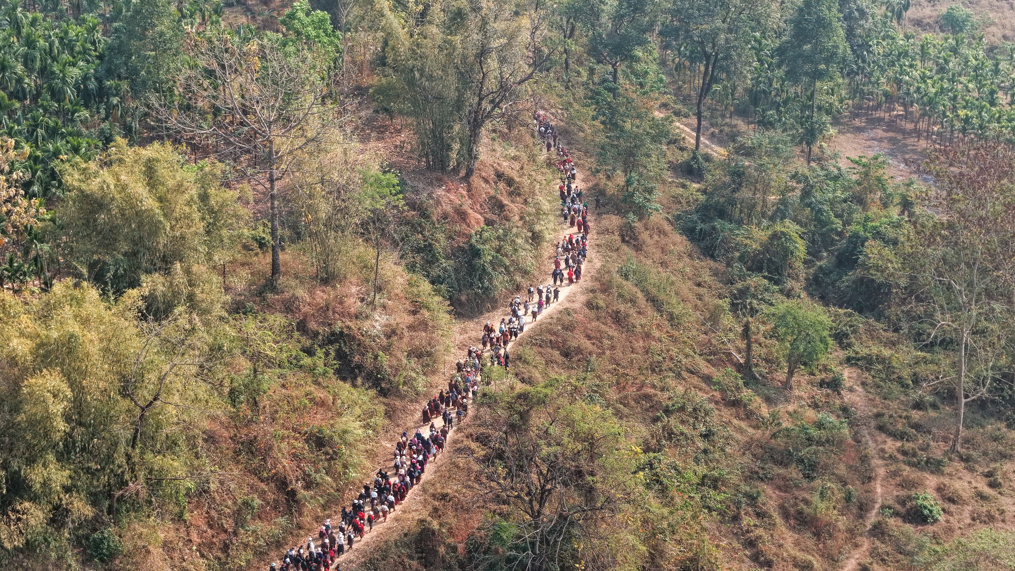 16000 volunteers working hard to build gelephu
