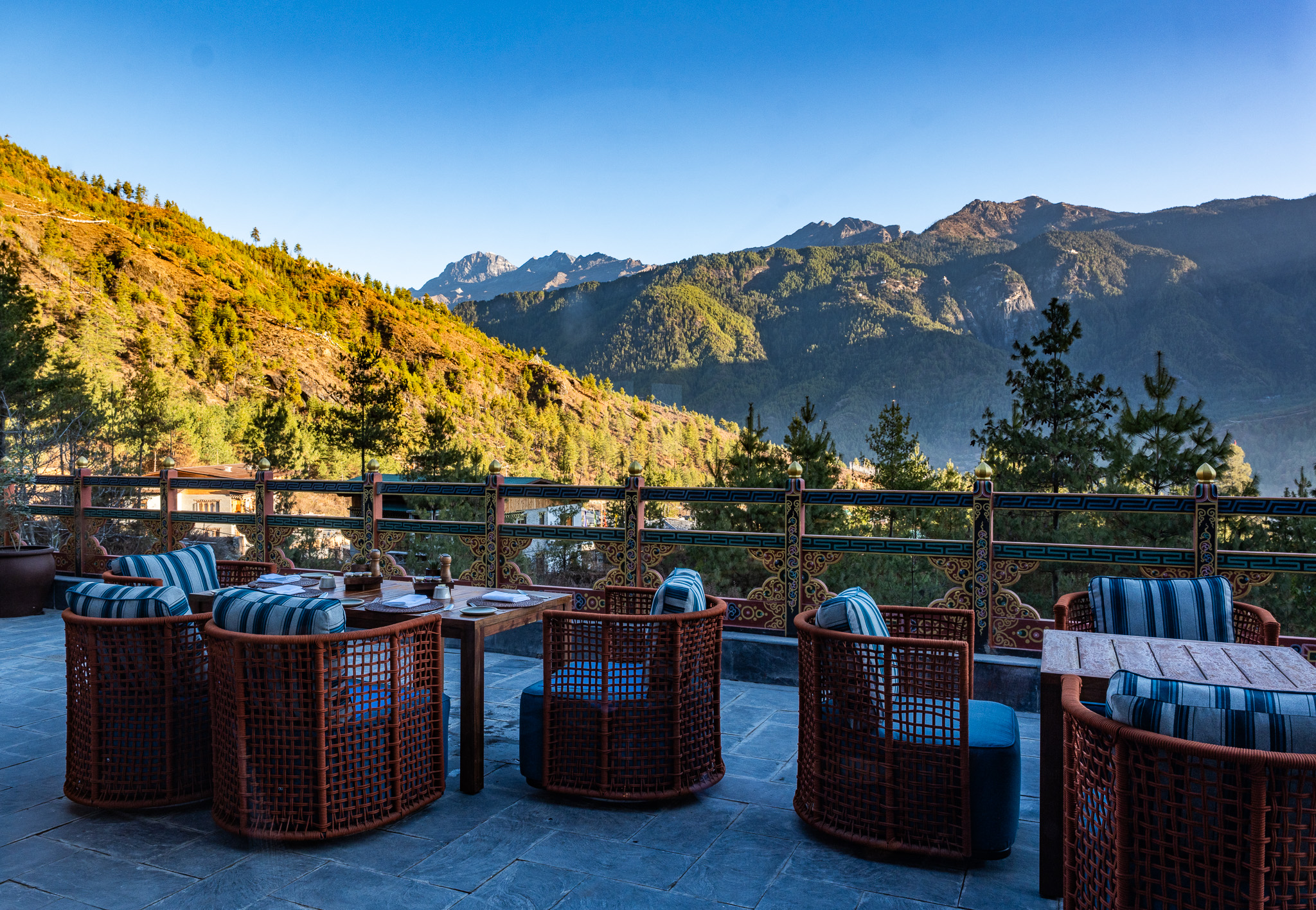 taj paro with view of tigers nest