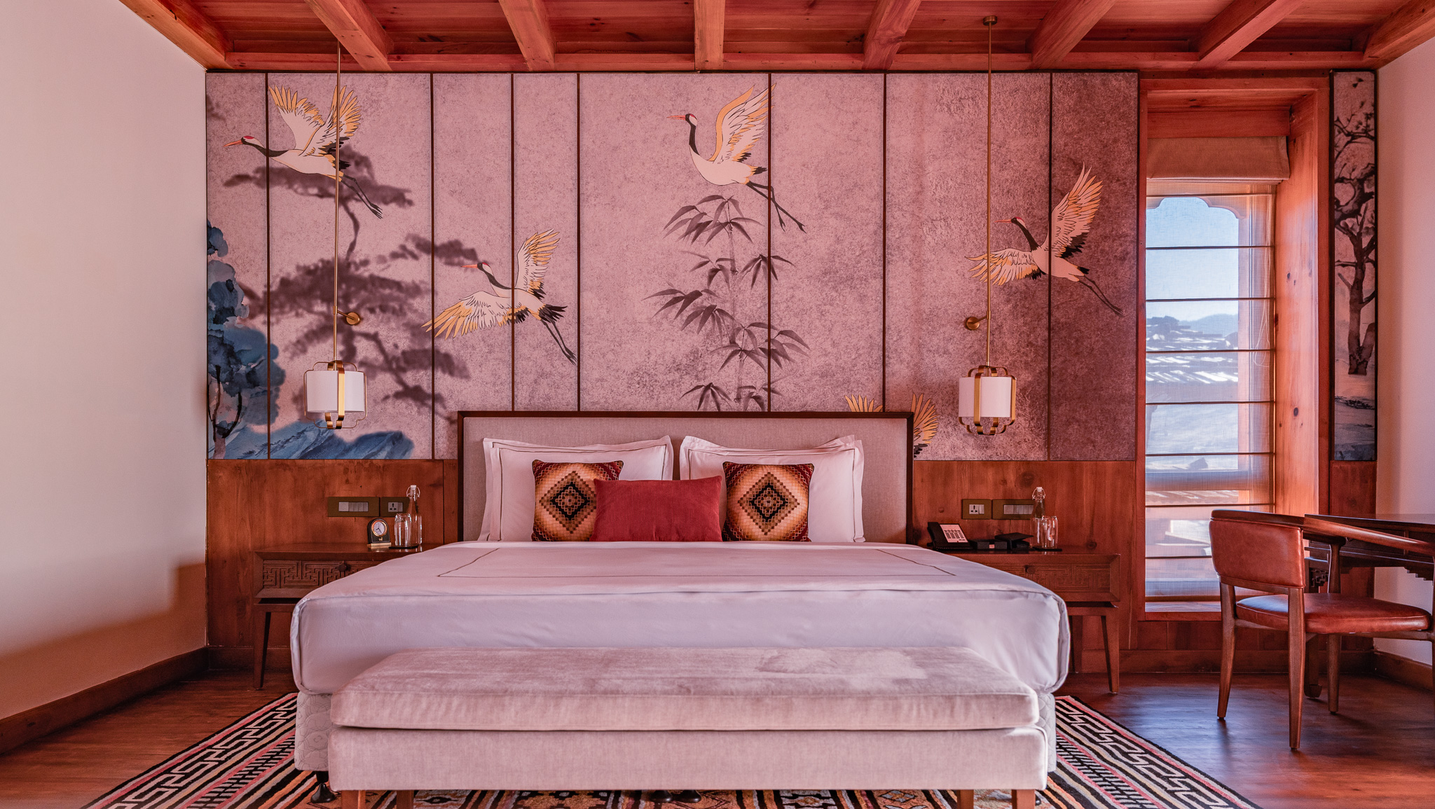 taj gangtey room with valley view