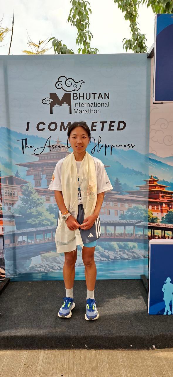 Samten Dema Half Marathon Winner Female Category