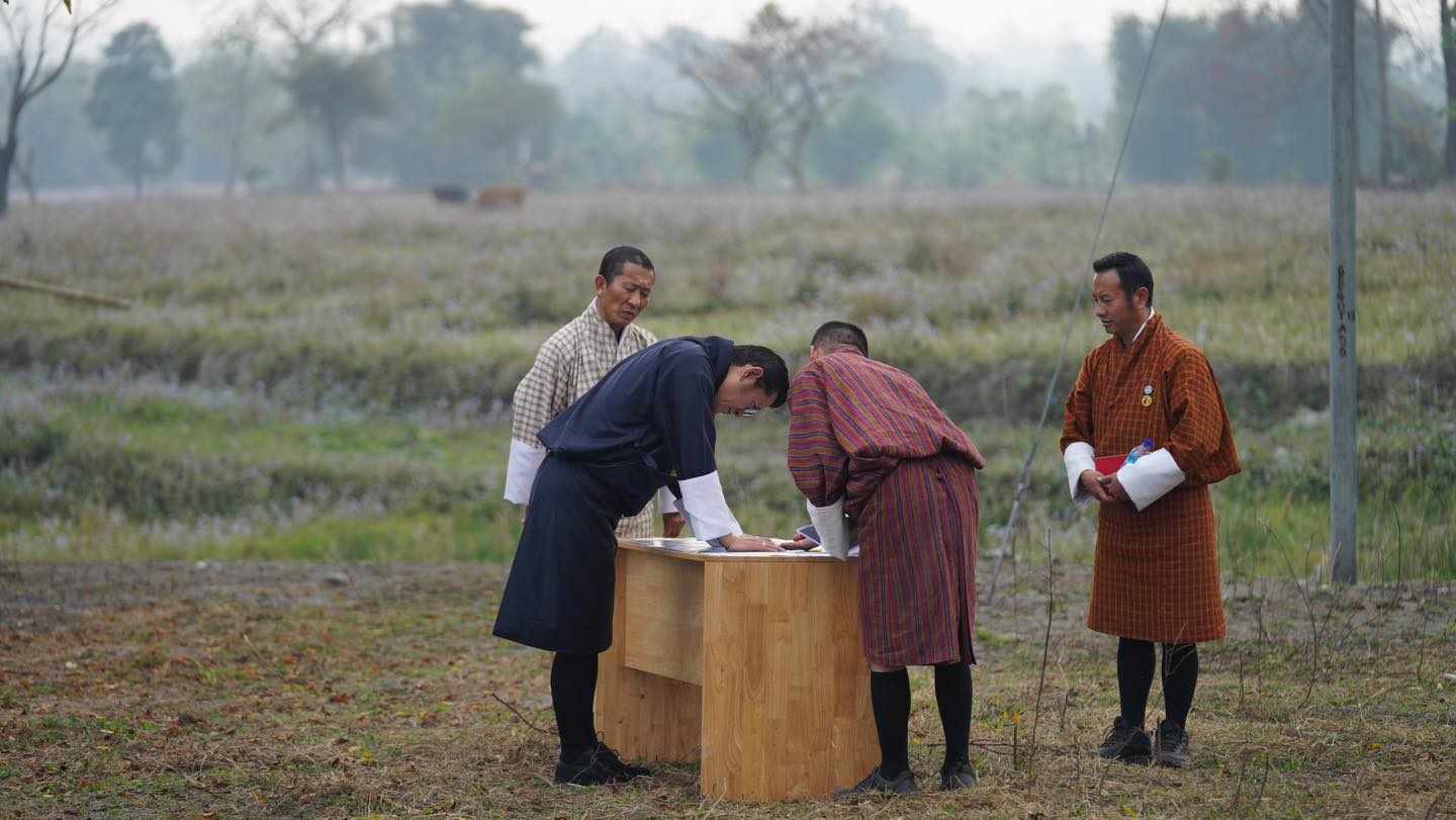 dasho dr lotay tshering and his majesty the king