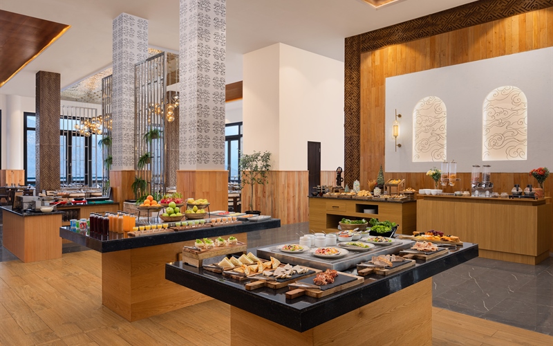 dawa at the hilltop by heeton buffet spread