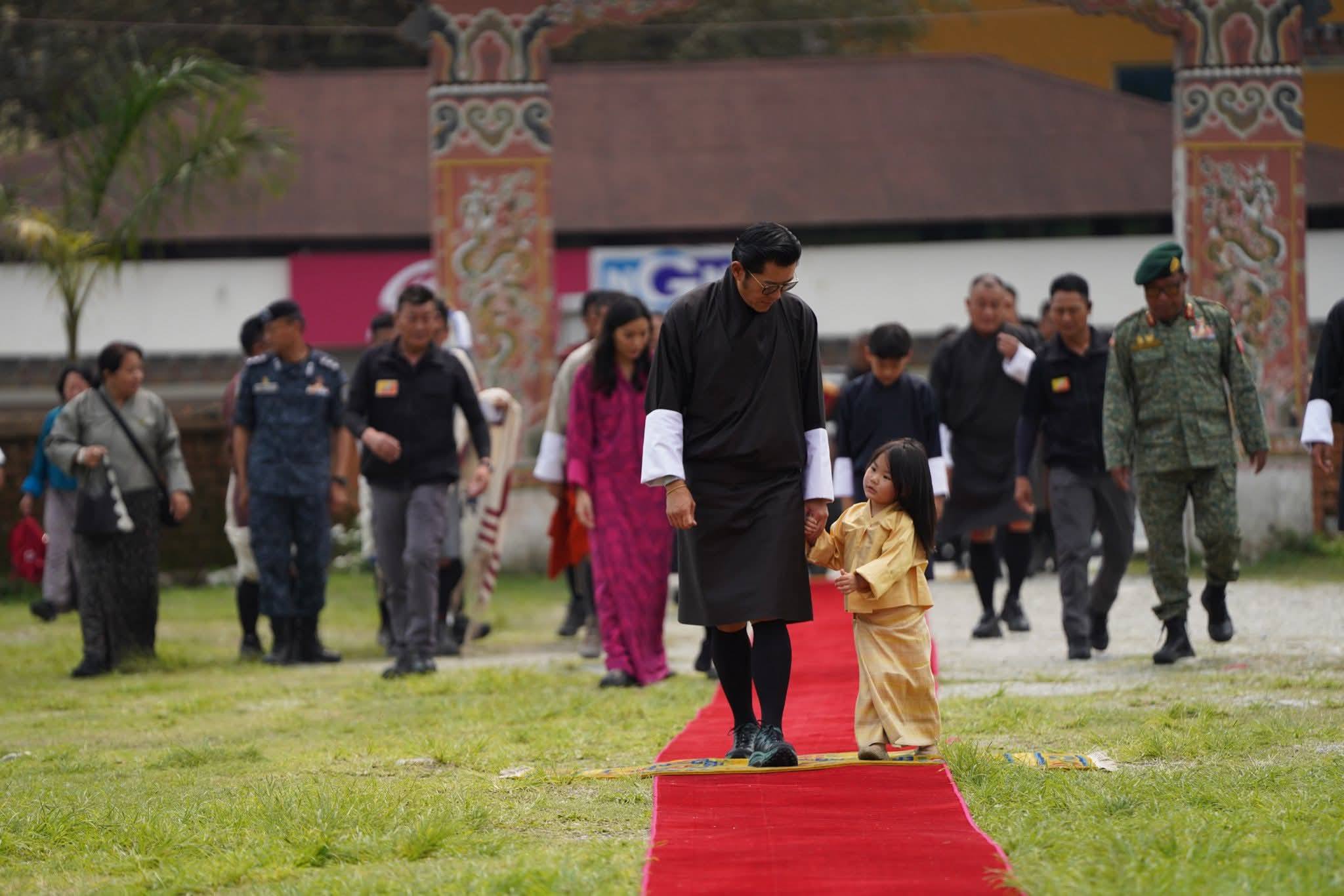 King Jigme And Princess Sonam In Gelephu