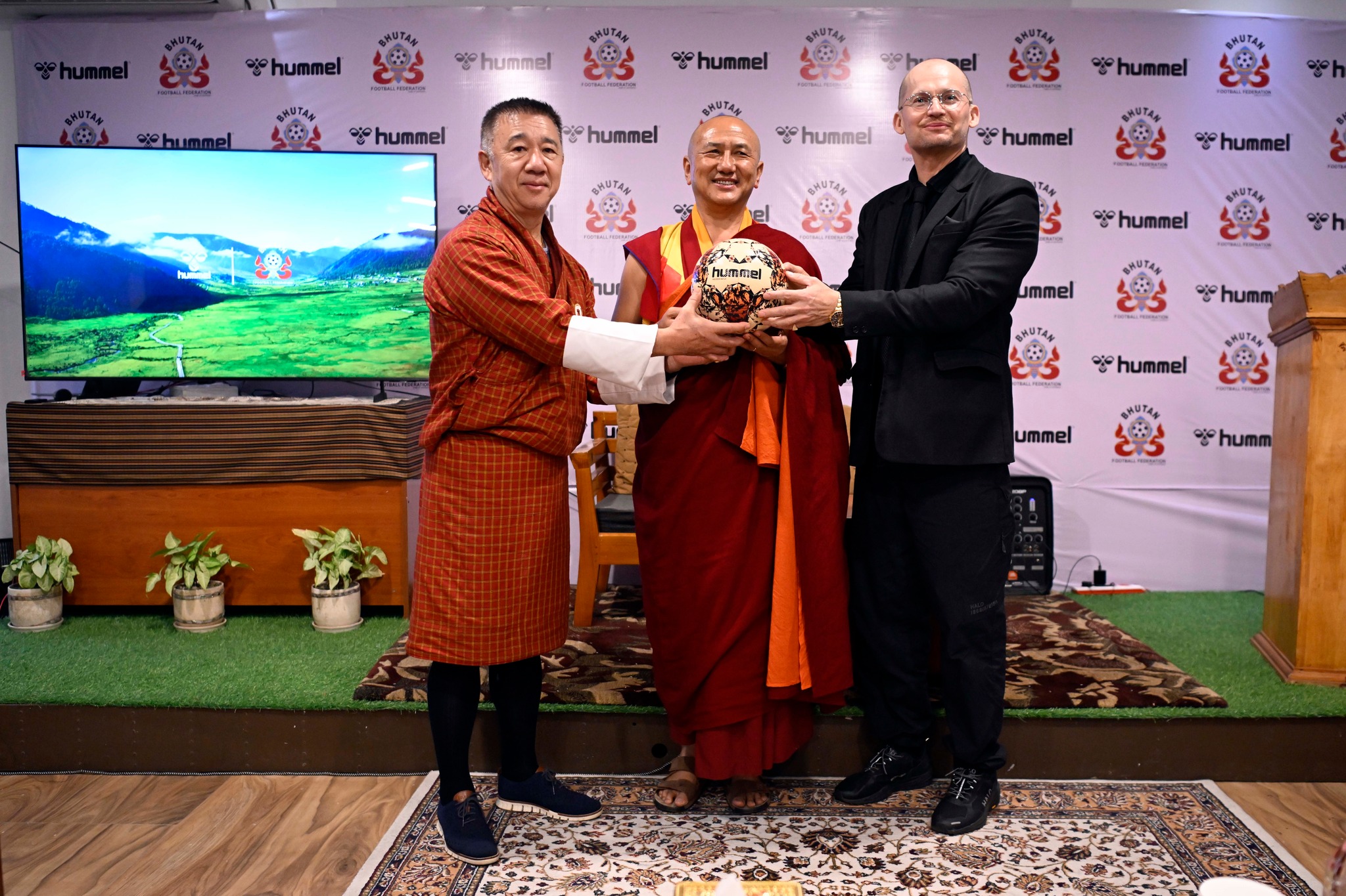 bhutan football federation mou with hummel