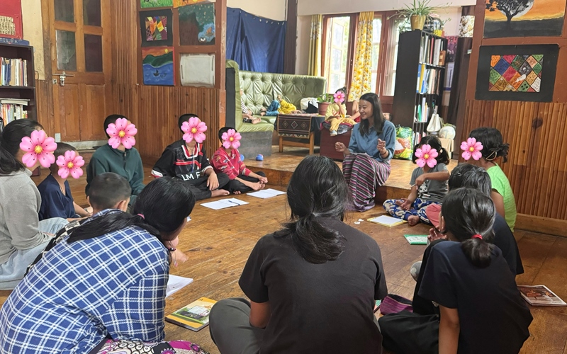 yangchen and kids inside 3 original