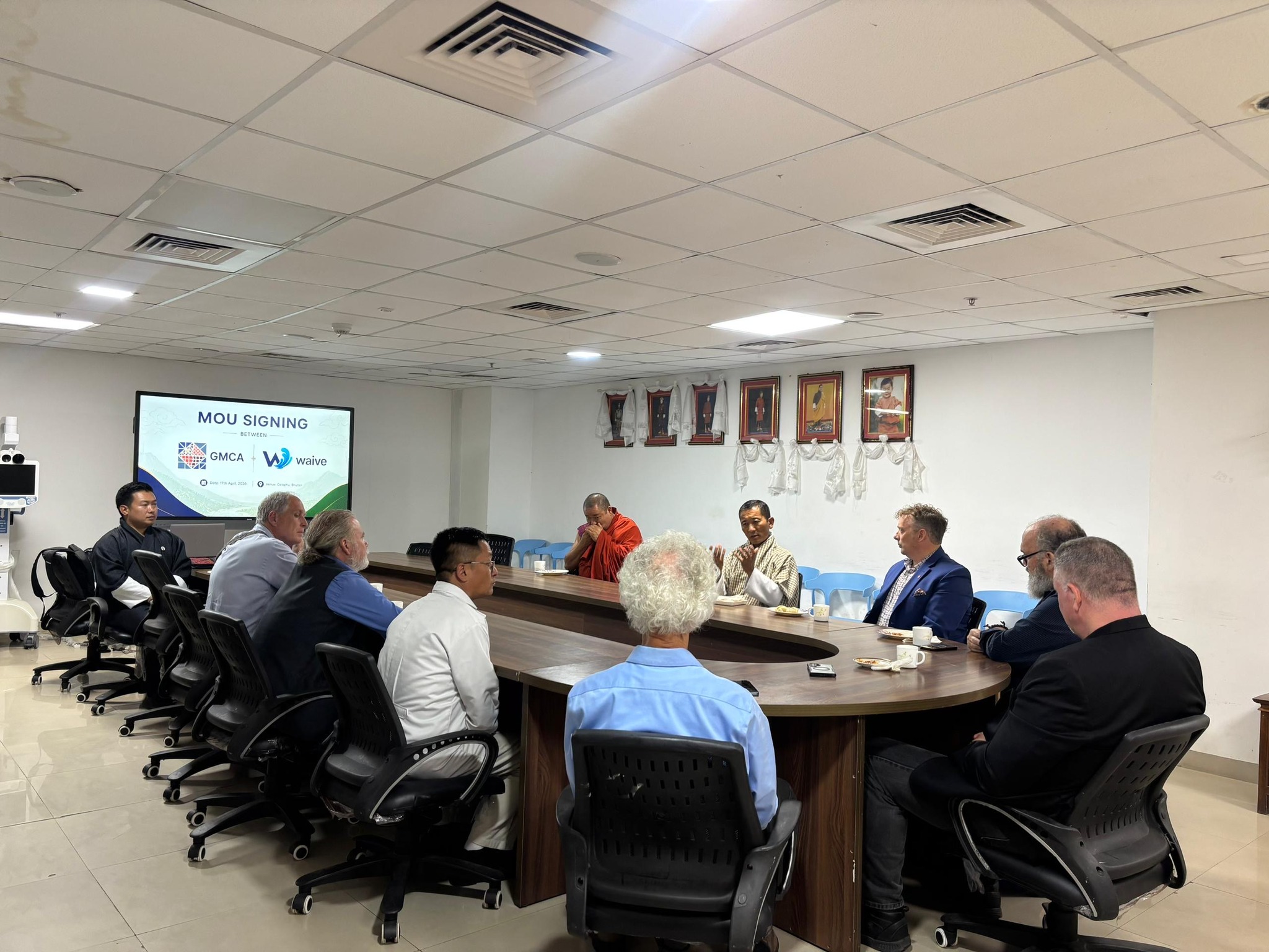 mou signing between gmc and waive diagnostics