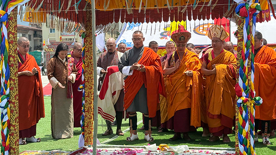 Groundbreaking Ceremony For Phuentsholing Stadium