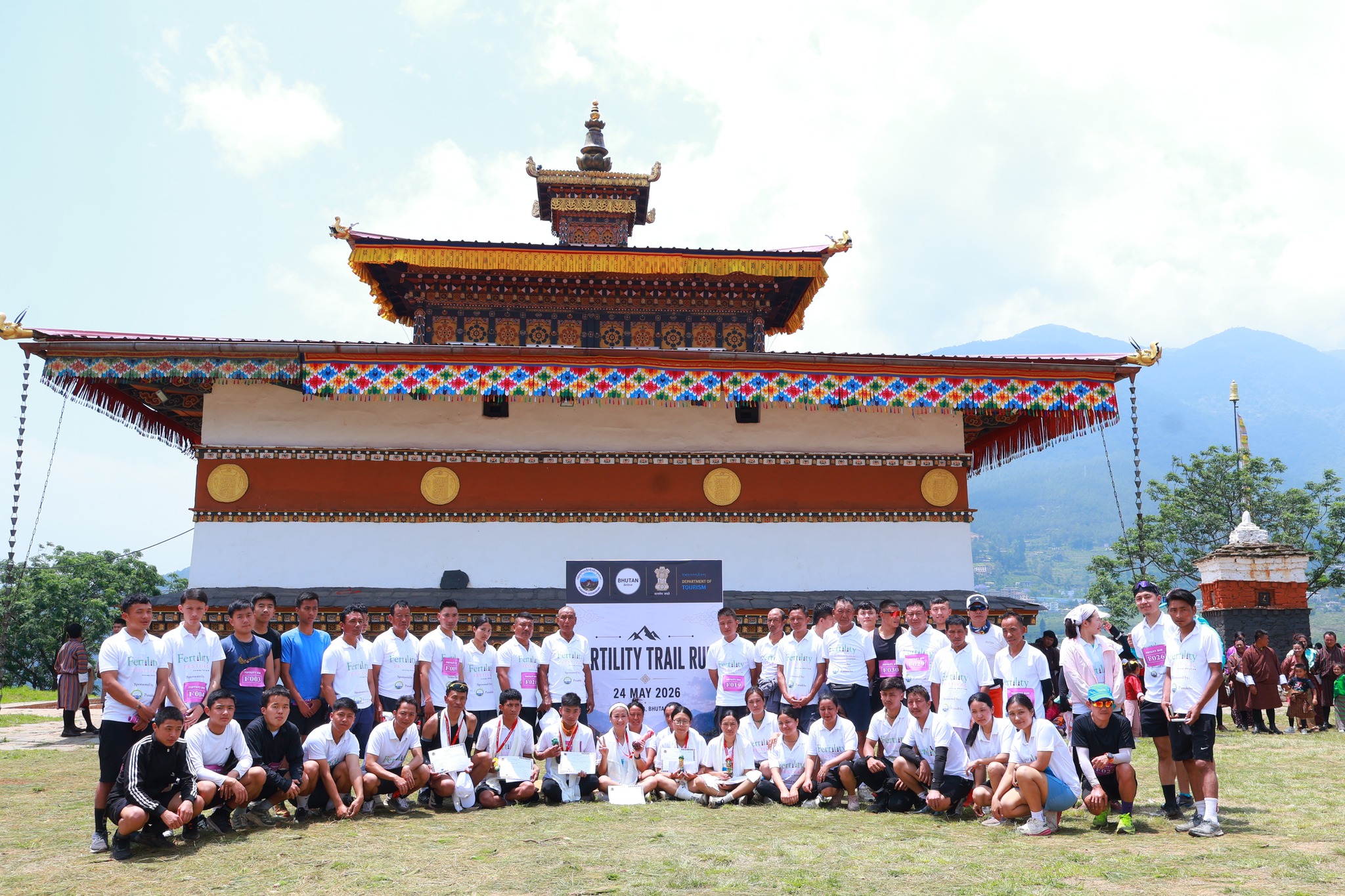 fertility trail run bhutan first fertility festival