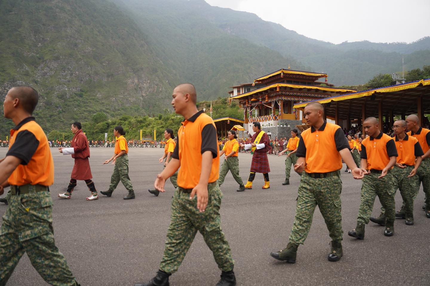 bhutan desuup passing out parade