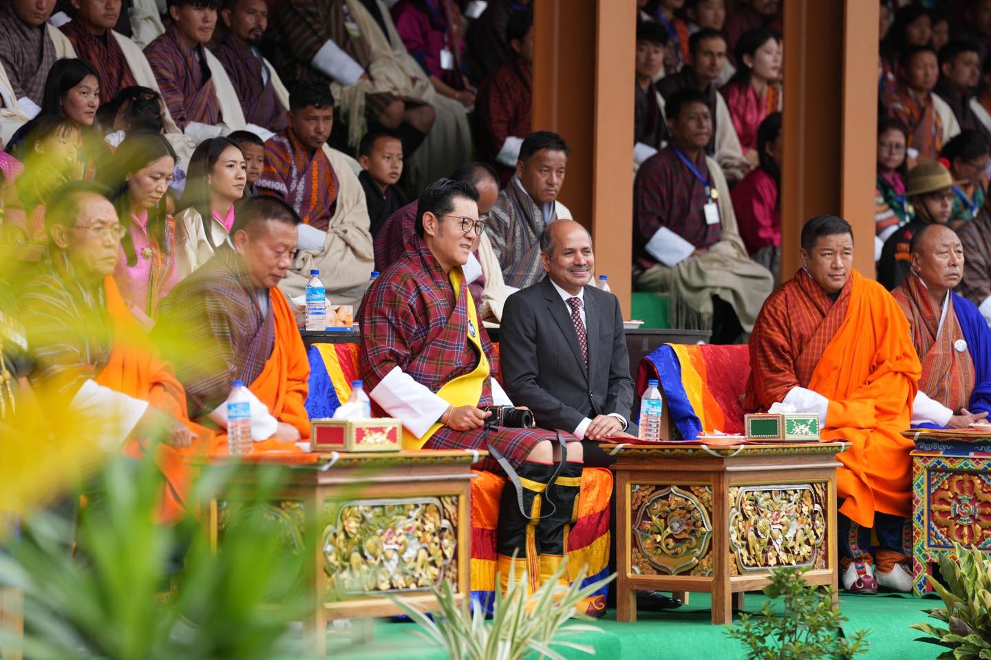 his majesty and invitees at the passing of parade 2026
