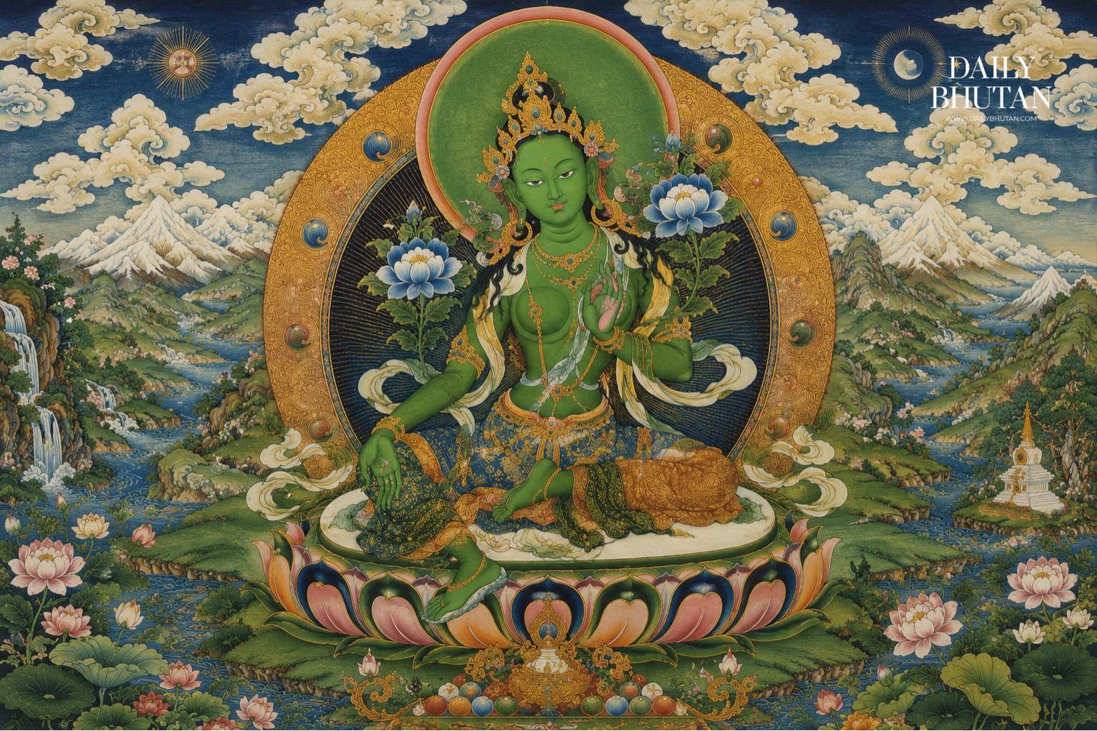 green tara buddhism bhutan