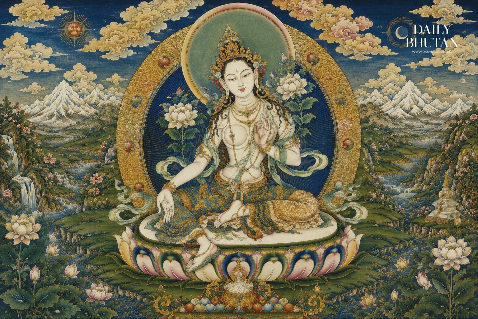 white tara buddhism bhutan