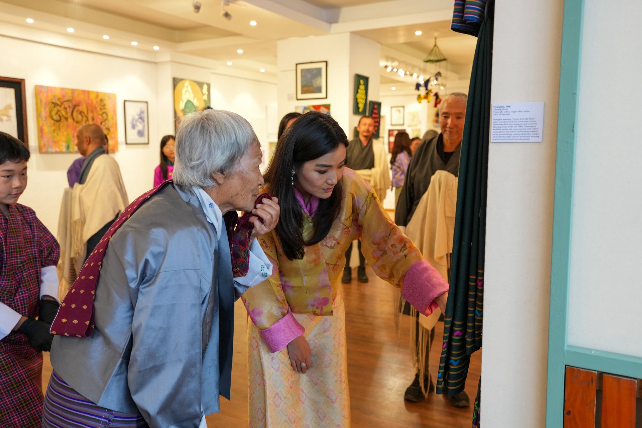 vast bhutan queen jetsun and elderly