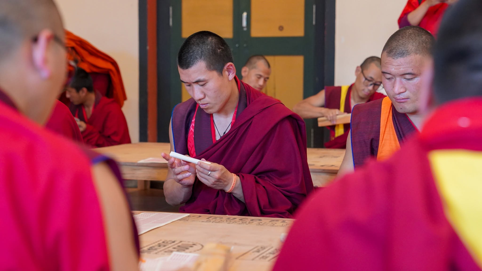 gmc preparing sacred relics for 108 jangchub chorten 6