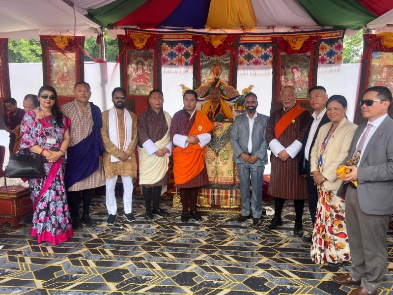 Bhutan Nepal Monastery Groundbreaking Ceremony In Lumbini