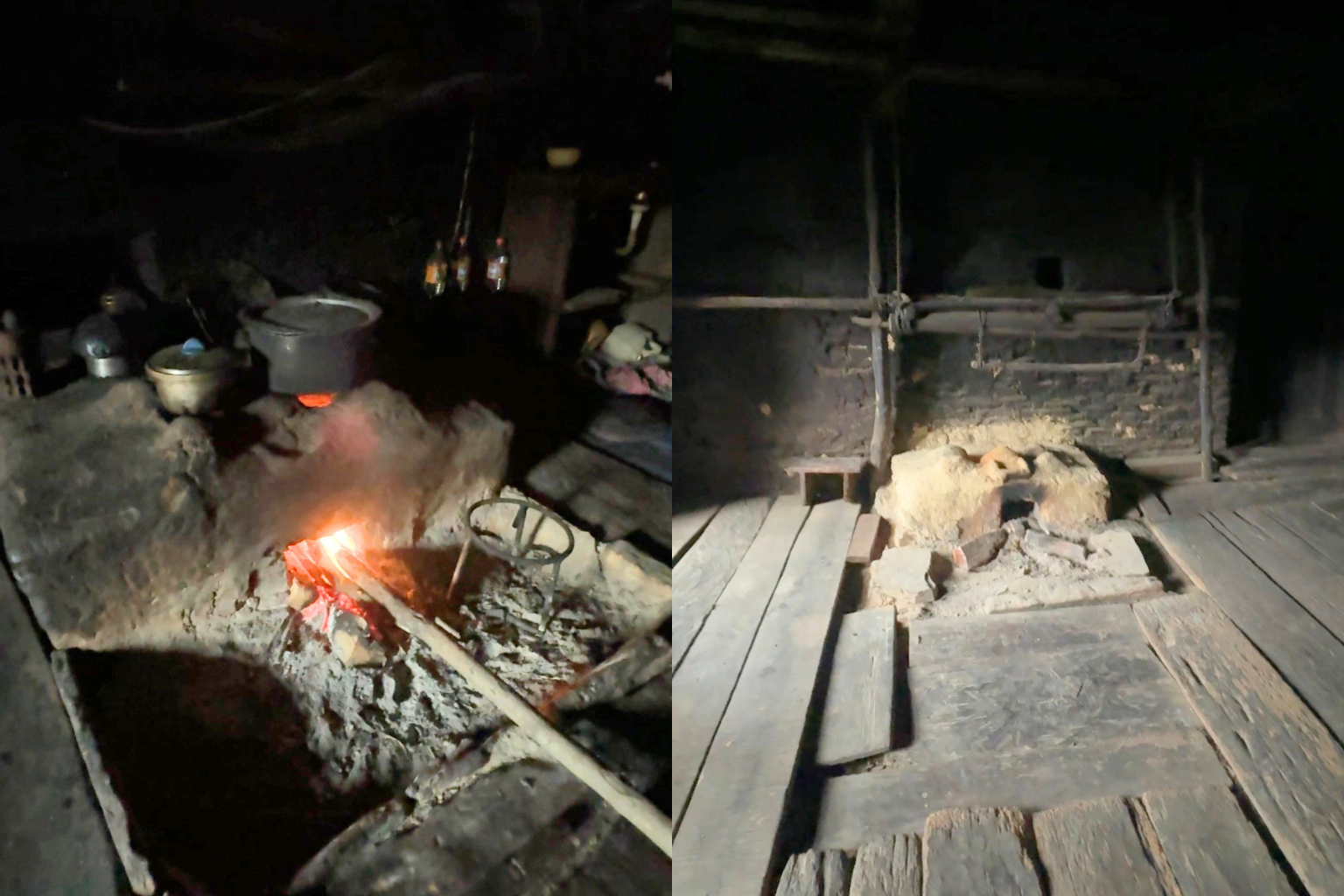 bjokha khoche mansion kitchen in bhutan zhemgang panbang