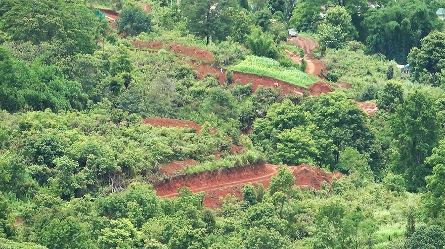Damphu Area Town Under Construction