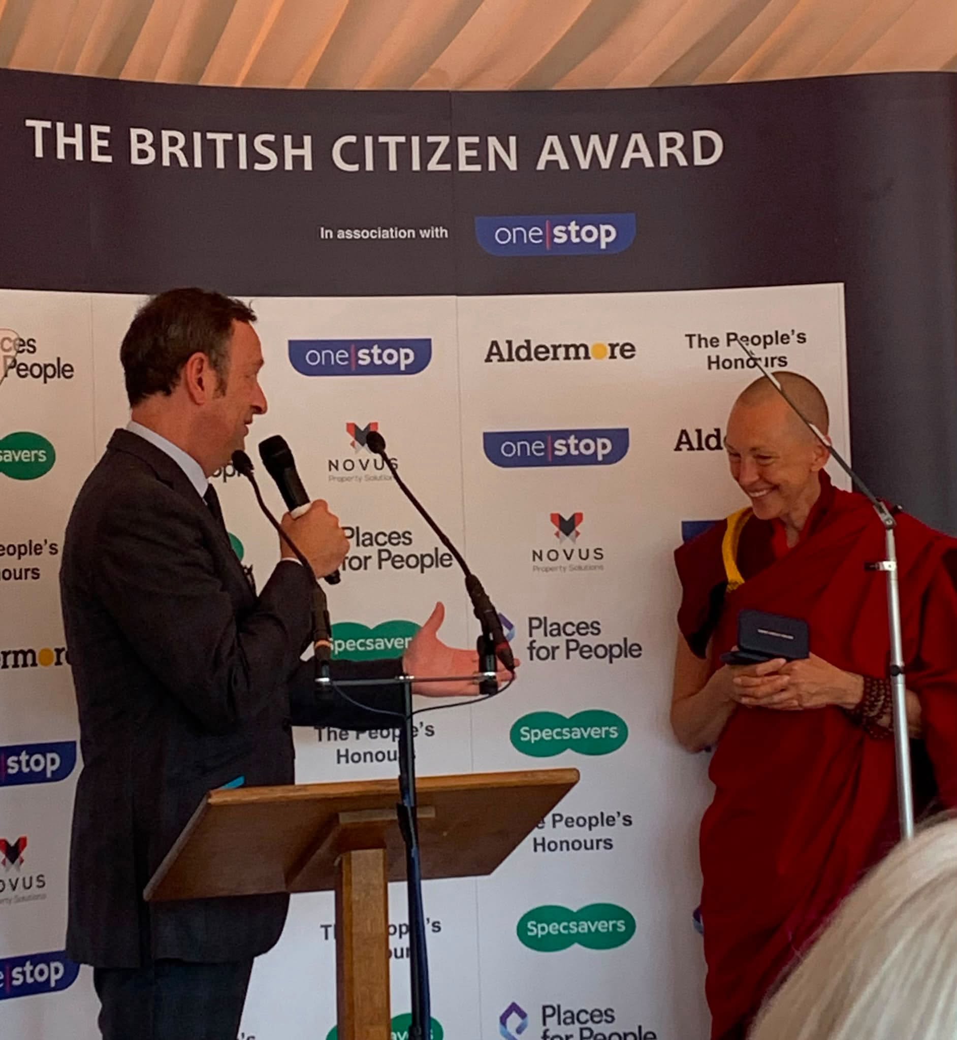 emma slade at british citizen award ceremony