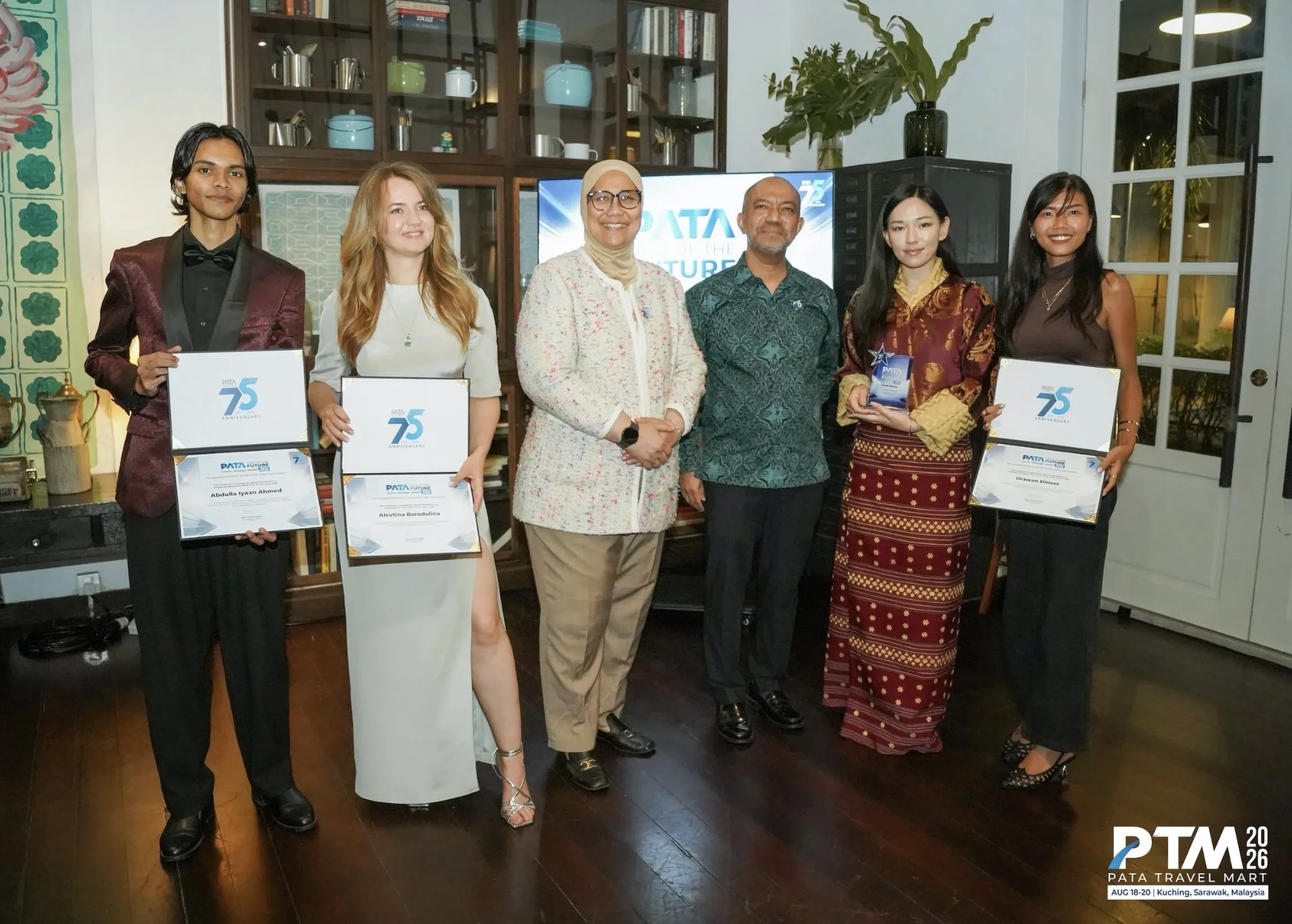 lizam dorji ceo of mice bhutan receiving award for grand winner pata face of the future 2026