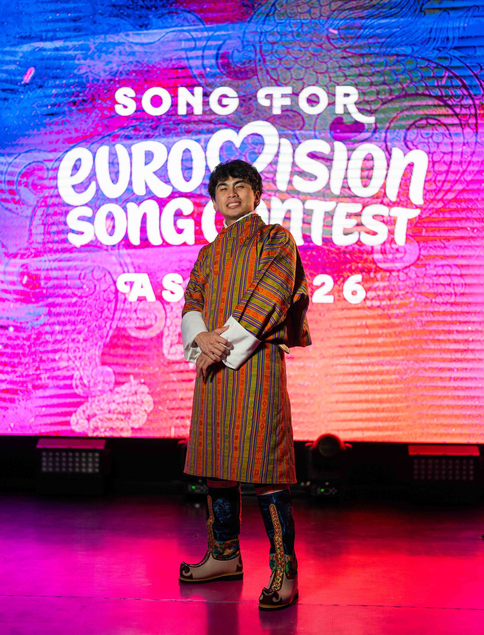 thukten nyendra at eurovision song contest asia profile shot