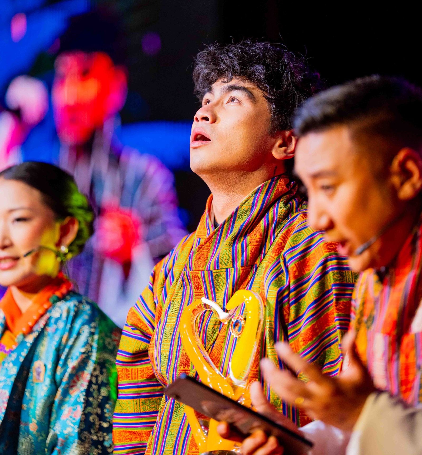 thukten nyendra in gho at eurovision song contest asia