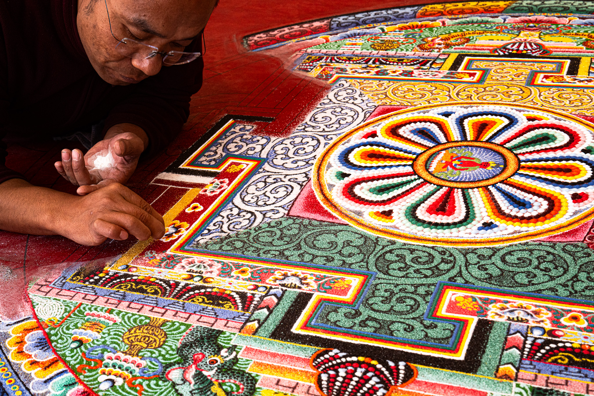 sand mandala art nuno alves