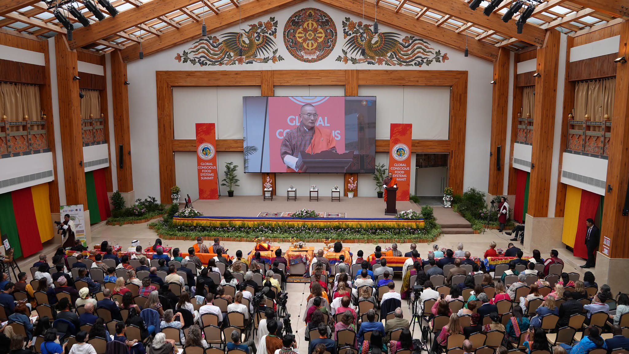 global conscious food systems summit in bhutan day 1 2026 in dungkar dzong