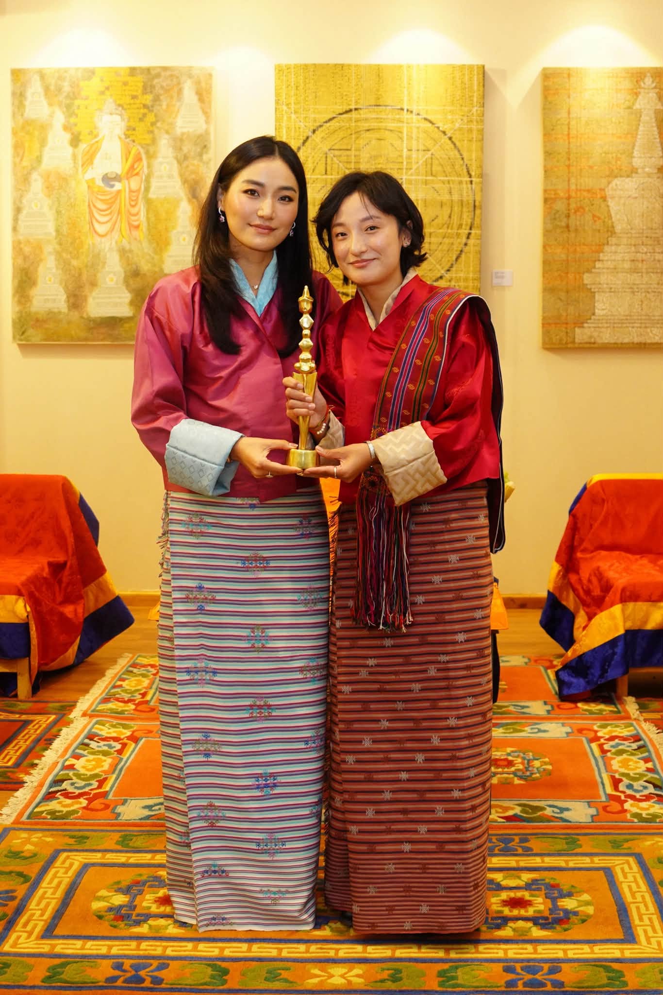 queen jetsun pema and pem lham artist