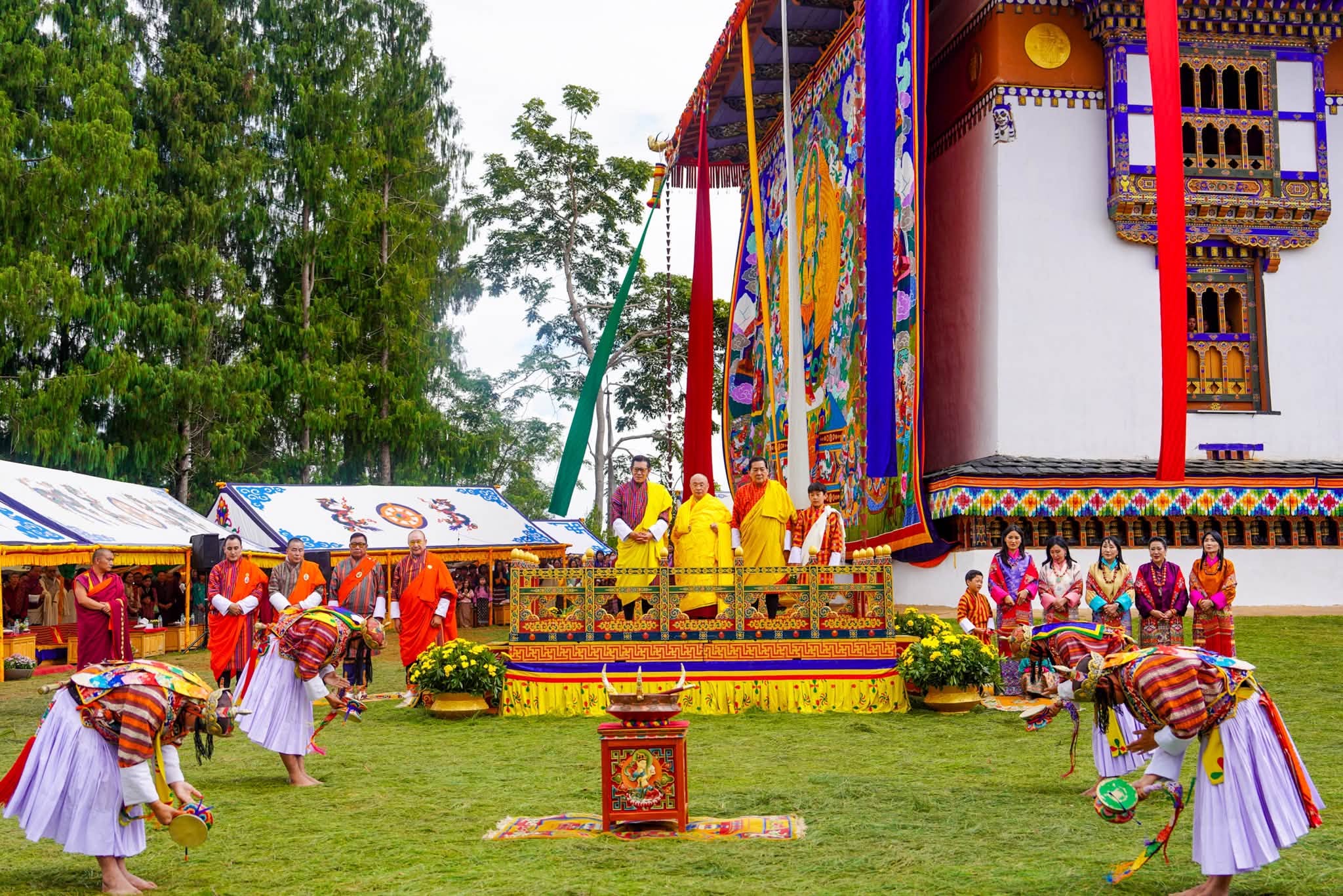 pelri dorjidhen lhakhang consecration ceremony in punakha