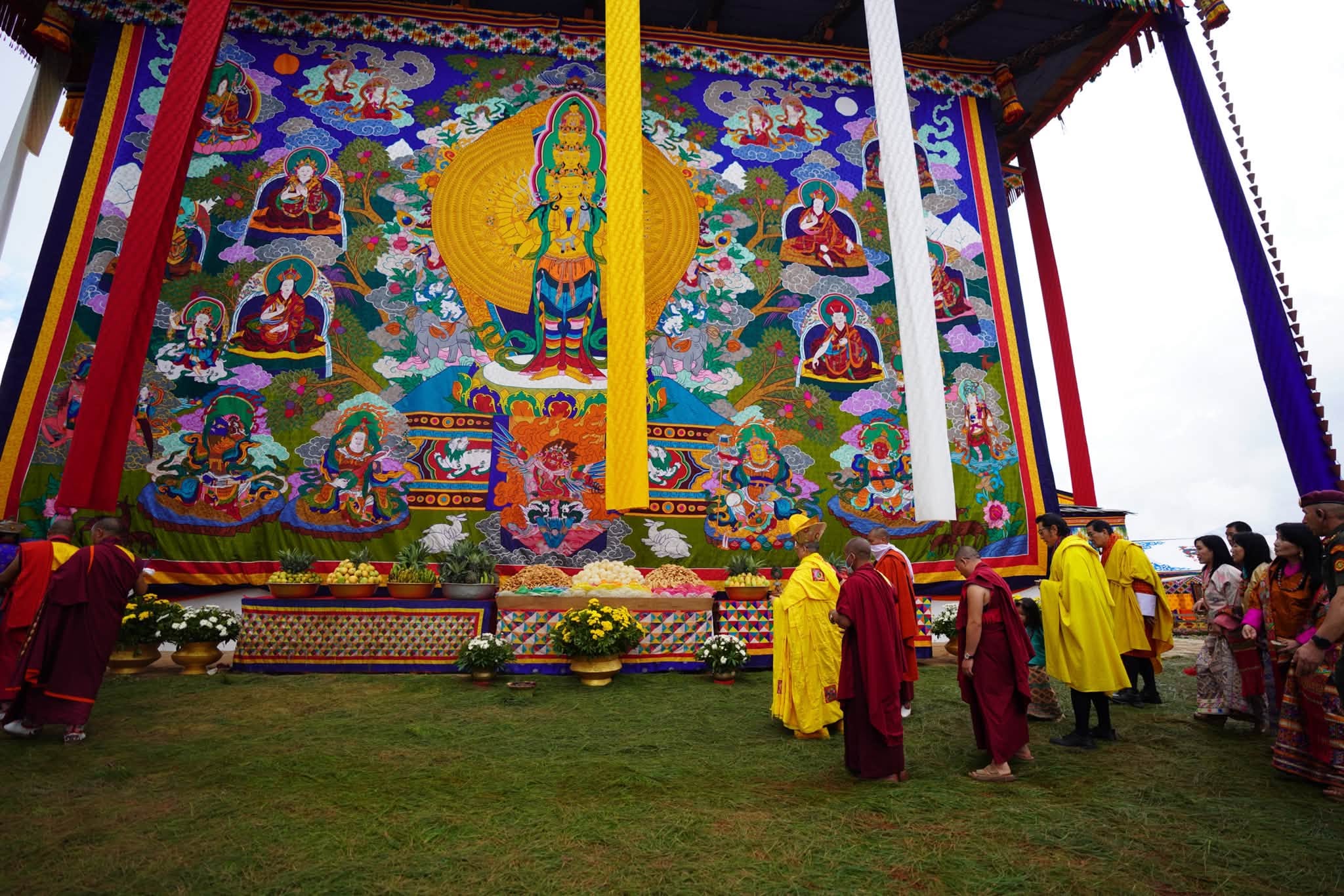 tara thongdrel at consecration of pelri dorjidhen lhakhang