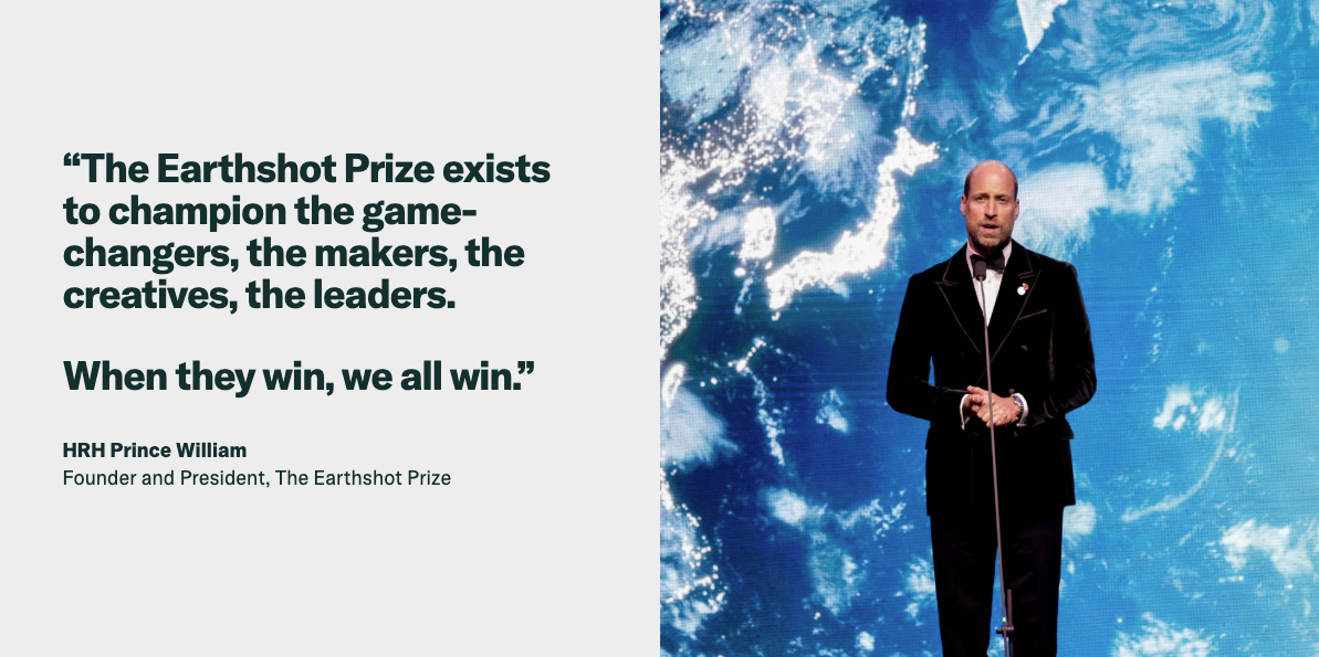 prince william founder of earthshot prize