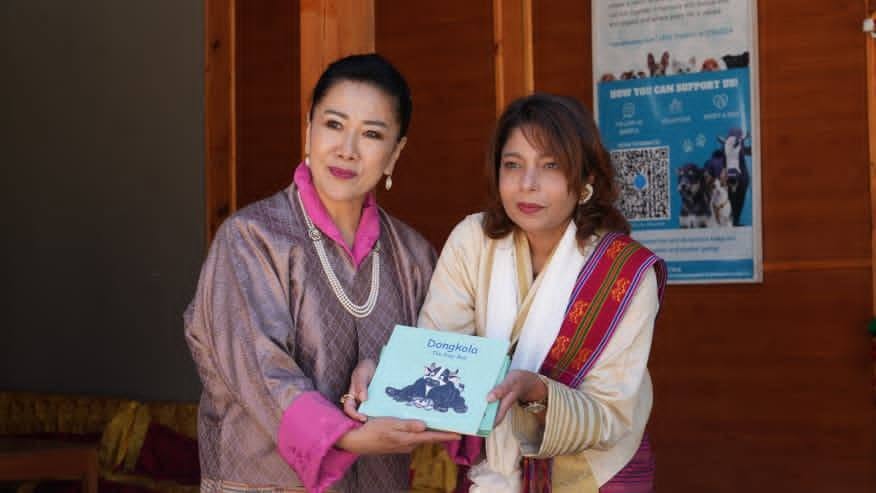 charmi dongkola dog bull book launch in bhutan
