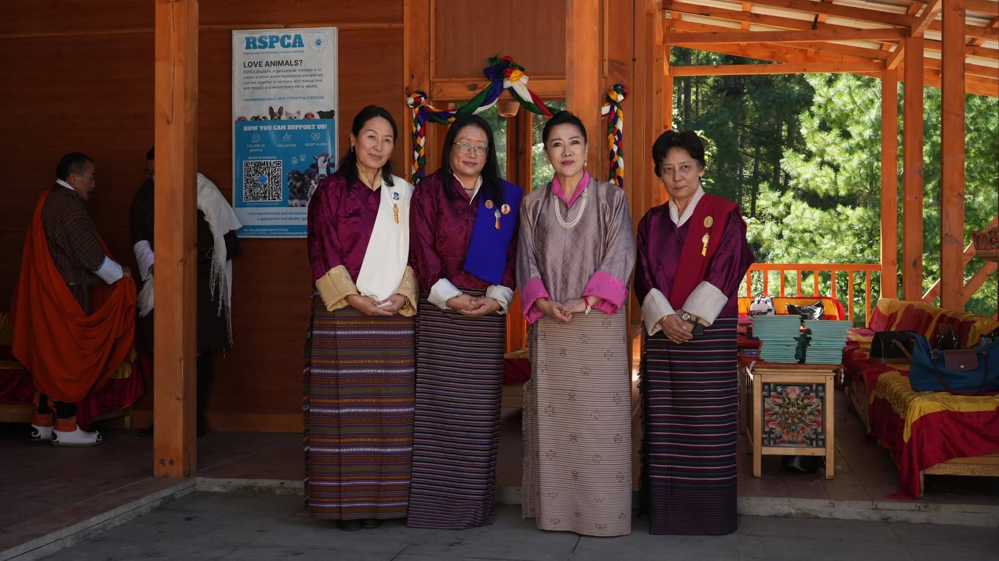 her majesty queen mother tshering yangdoen wangchuck and staff of rspca