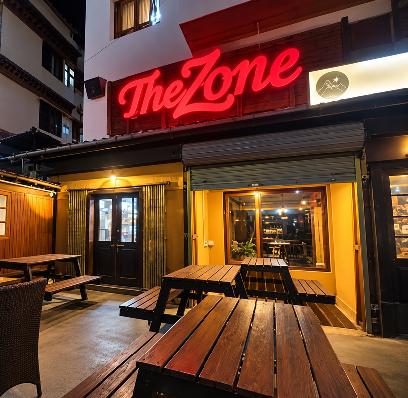 The Zone Restaurant In Thimphu