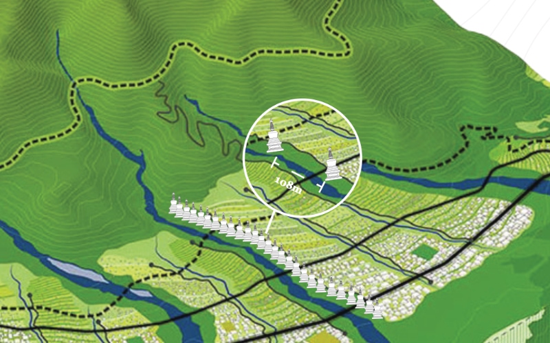 Project 108 Bhutan S Ambitious Vision To Build A Line Of Prayer Across The Land 4508