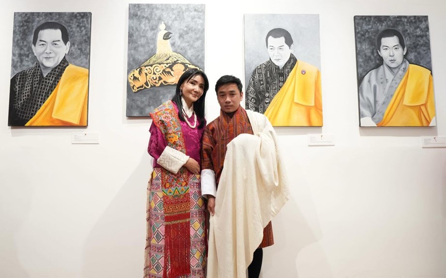portraits of the fourth king exhibition bhutan