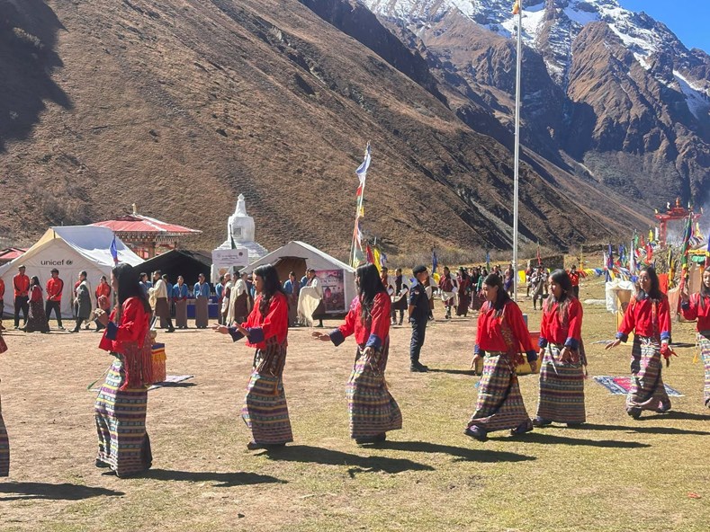 12th jomolhari mountain festival performance