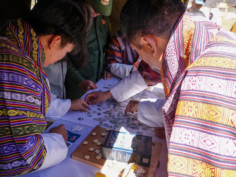 12Th Jomolhari Mountain Festival In Bhutan Playing Games