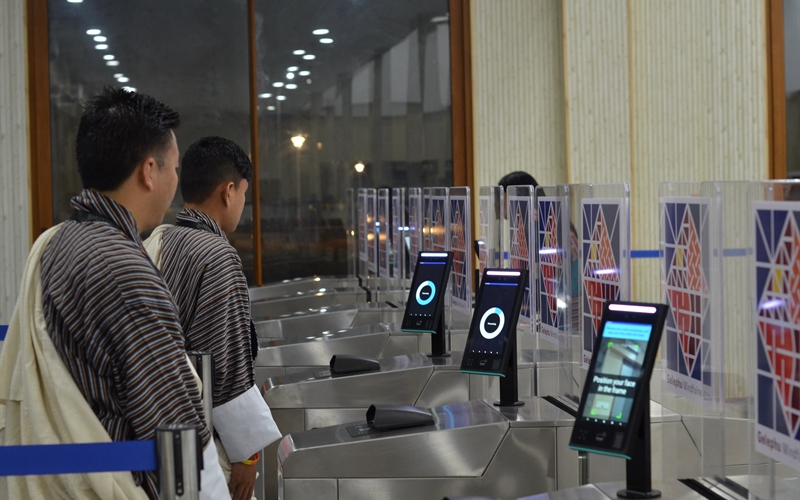 Bhutanese Facial Recognition Egate Gelephu Airport