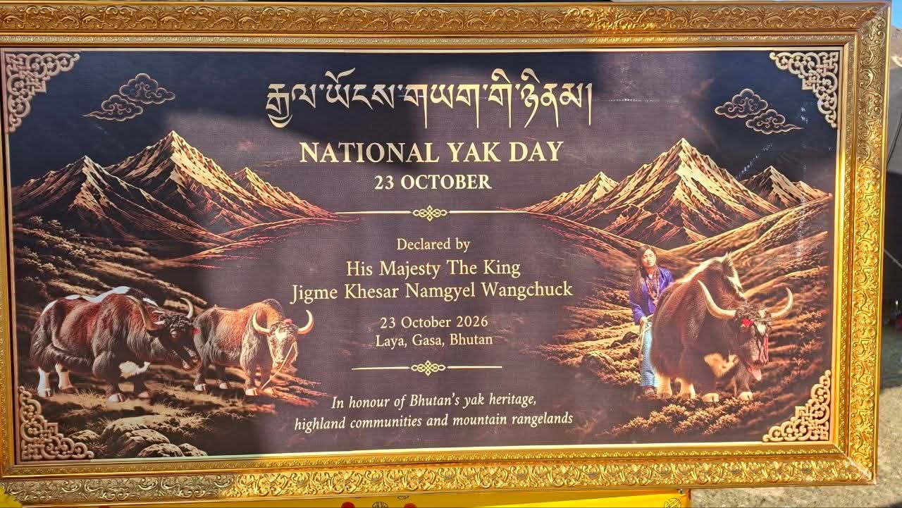 23 October Is National Yak Day In Bhutan