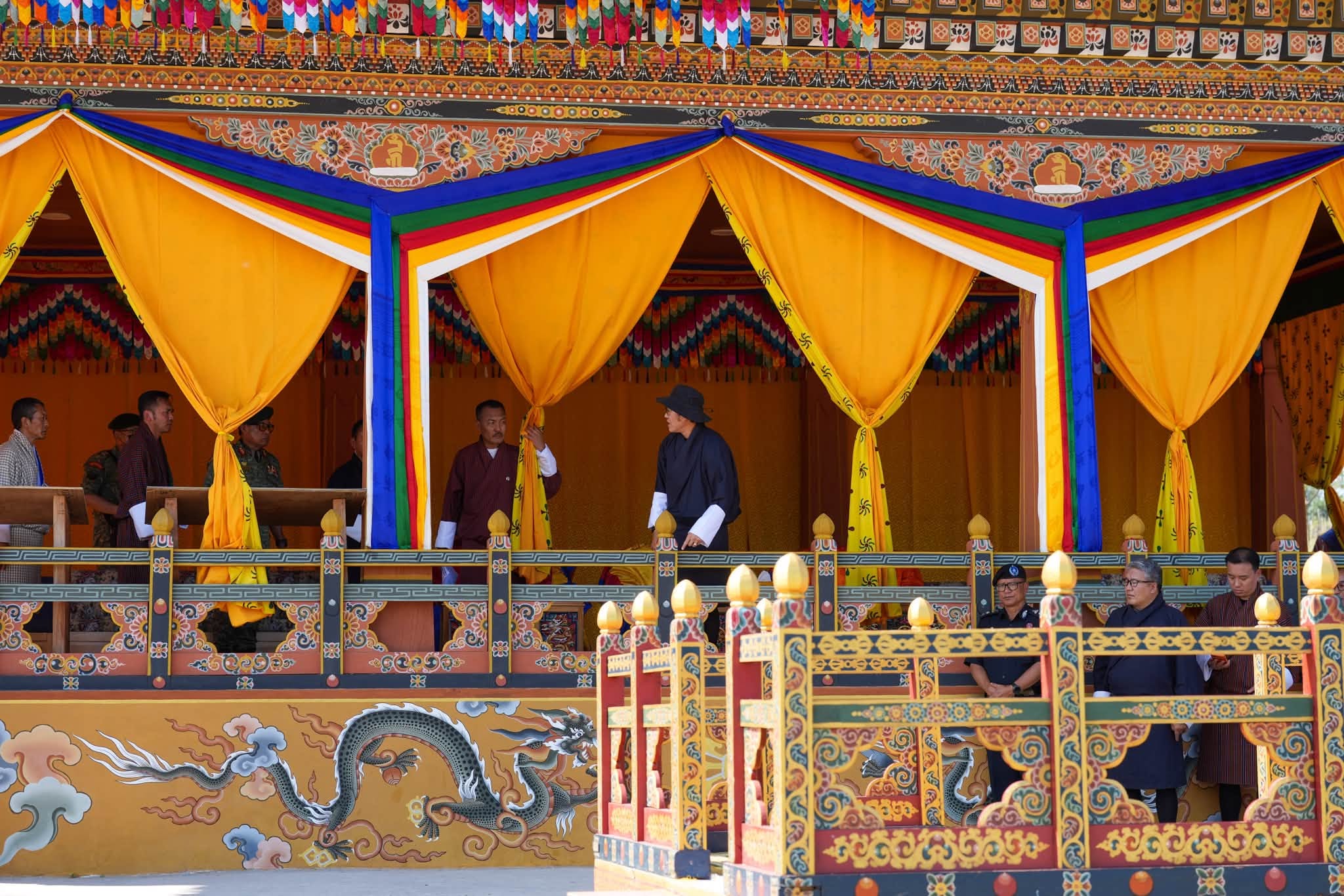 king jigme at gmc ahead of project 108