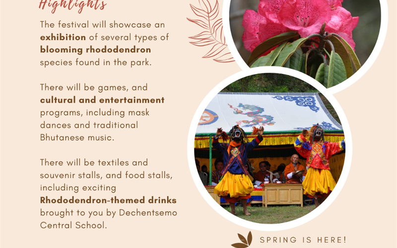 Rhododendron Festival Daily Bhutan Your gateway to the Kingdom