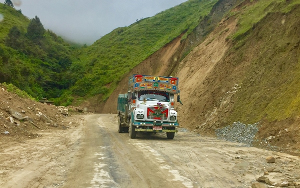 East-West Road Widening Project Enhances Travelling For Bhutanese Commuters